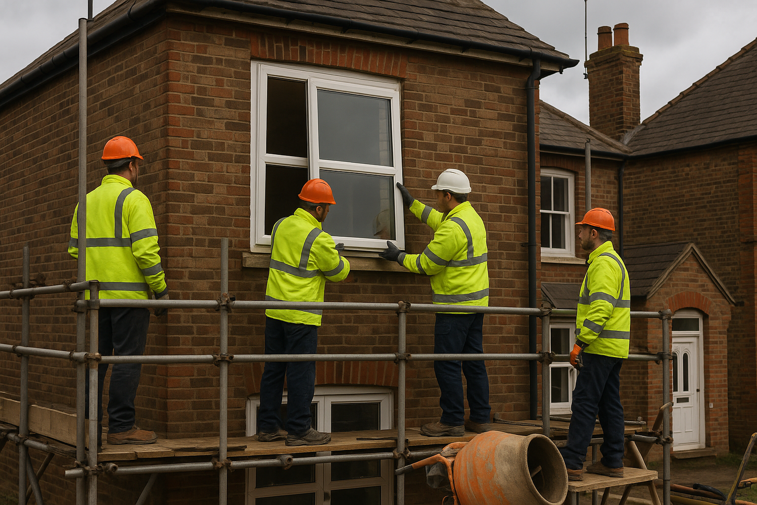 in the uk building site